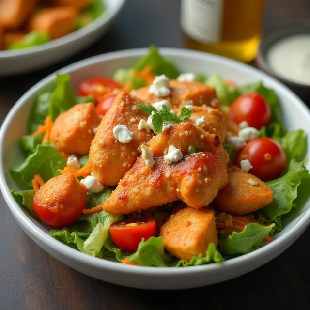 Easy Buffalo Chicken Salad