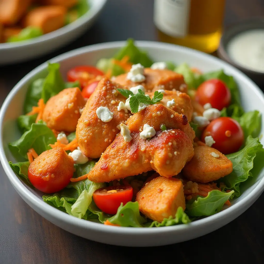 Easy Buffalo Chicken Salad