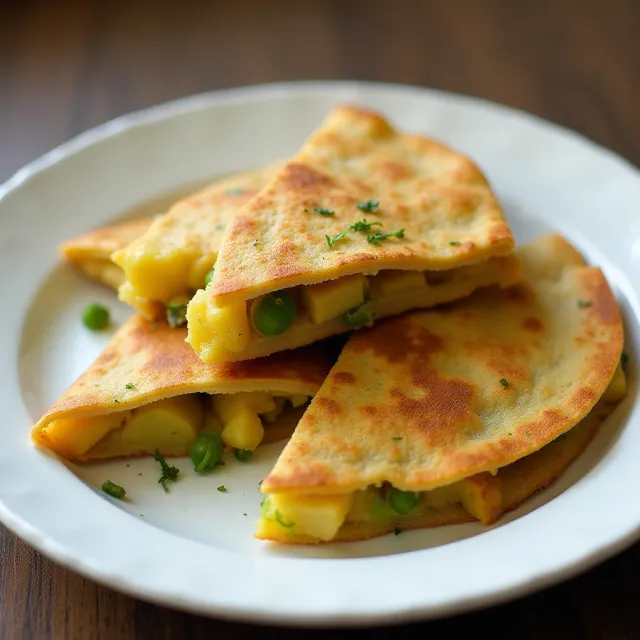 Samosadilla (Samosa Quesadilla)