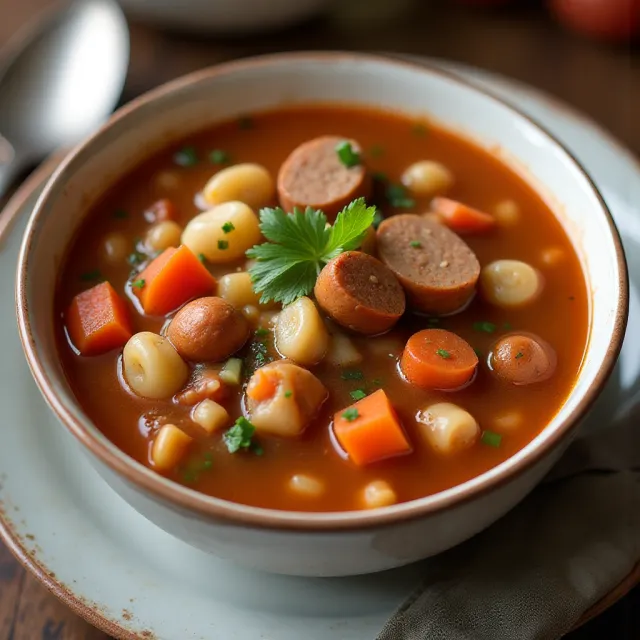 Lentil and Sausage Soup