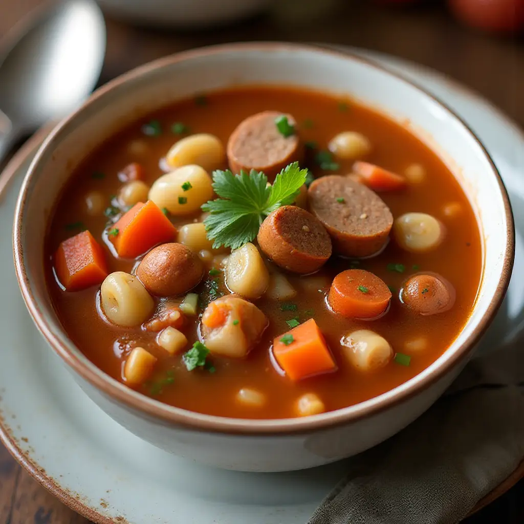 Lentil and Sausage Soup