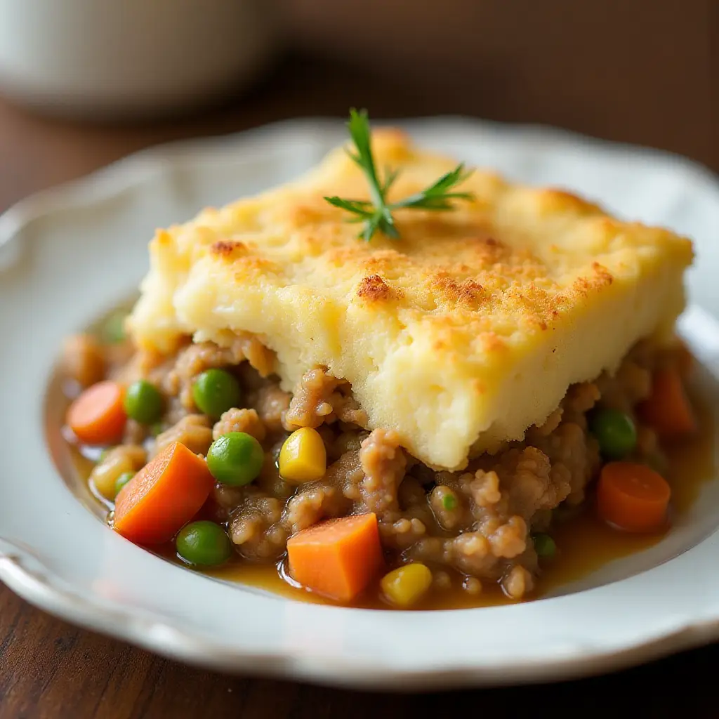 Sweet Potato and Turkey Shepherd's Pie