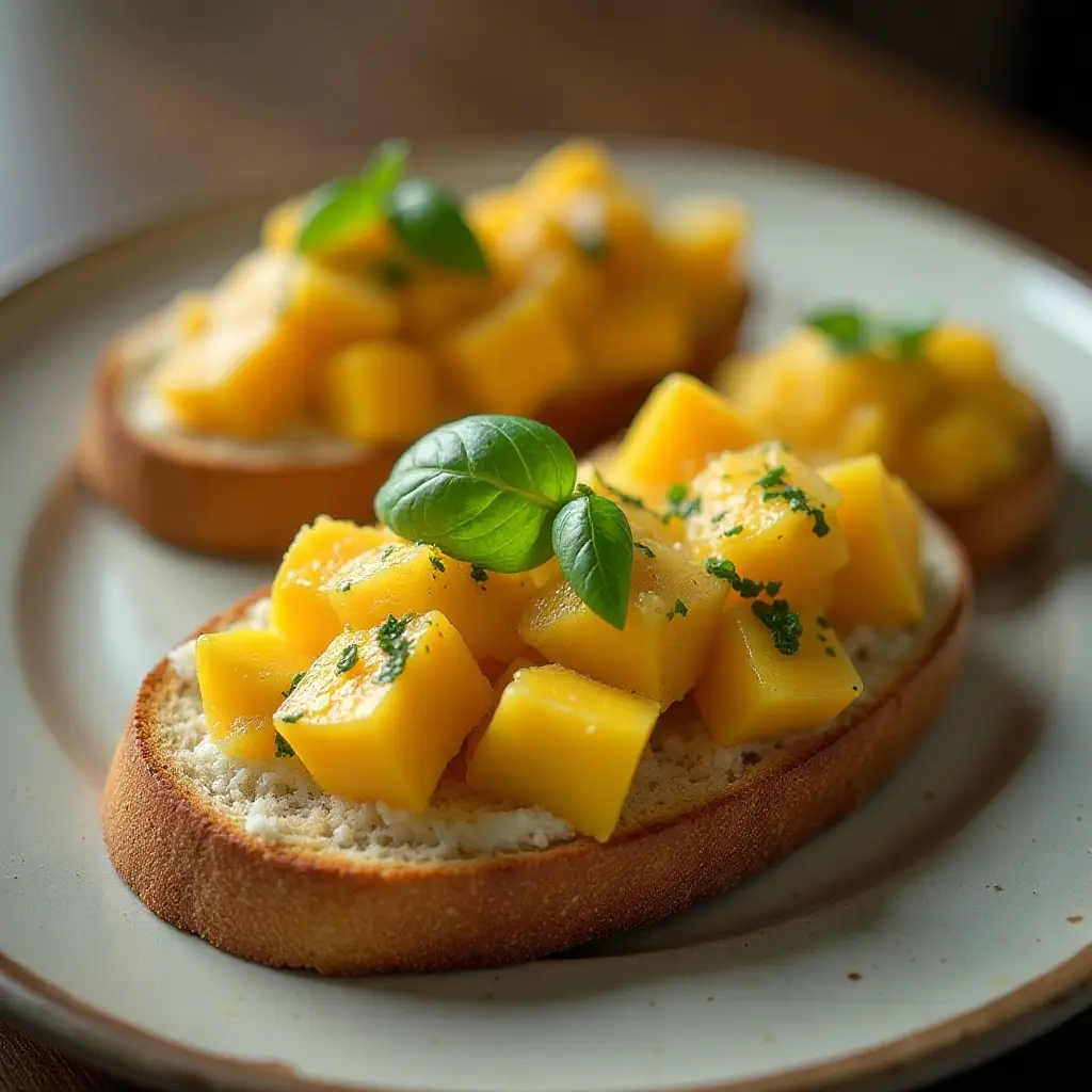 Mango Bruschetta