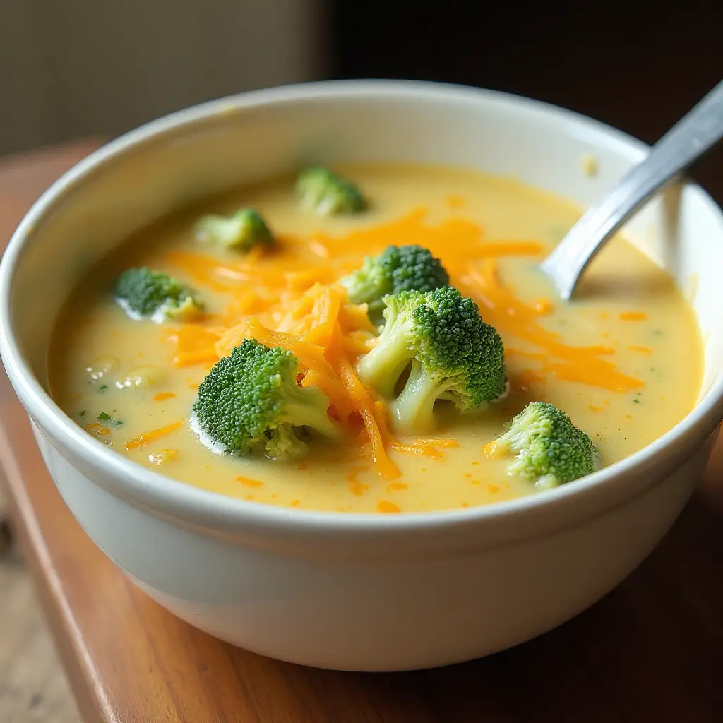 Easy Cheesy Cream of Broccoli Soup