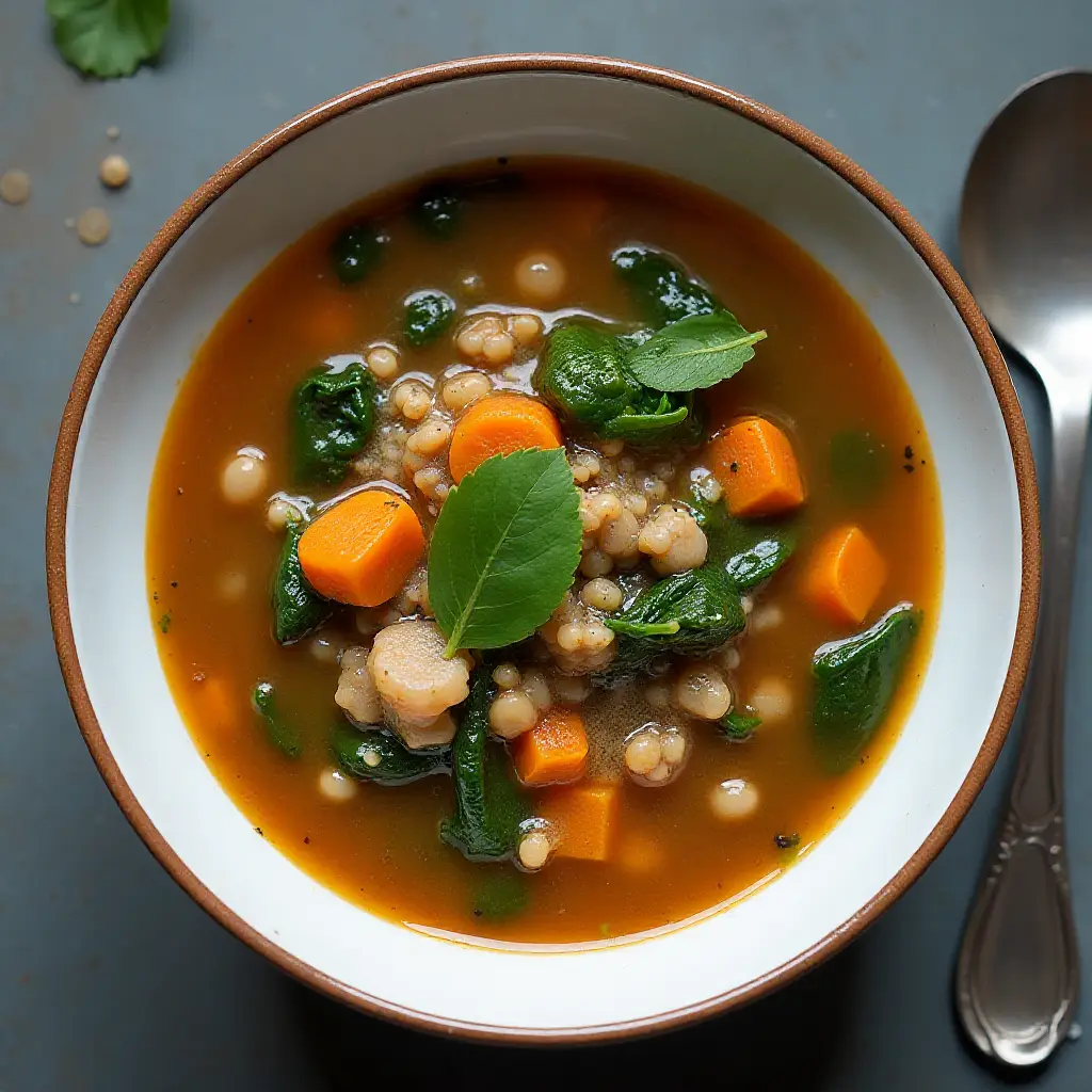Lentil and Buckwheat Soup