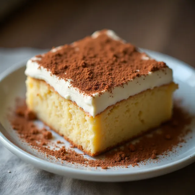 Tiramisu Poke Cake