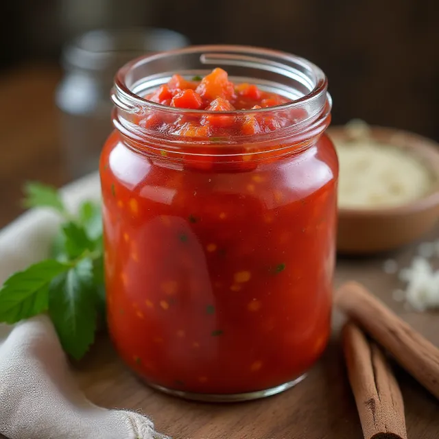 Diane's No-Cook Red Hamburger Relish