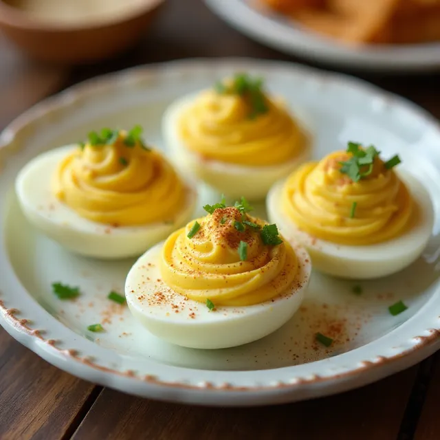 Mexican Street Corn Deviled Eggs
