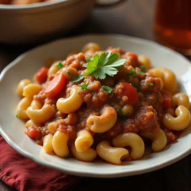 Lunch Lady Texas Goulash