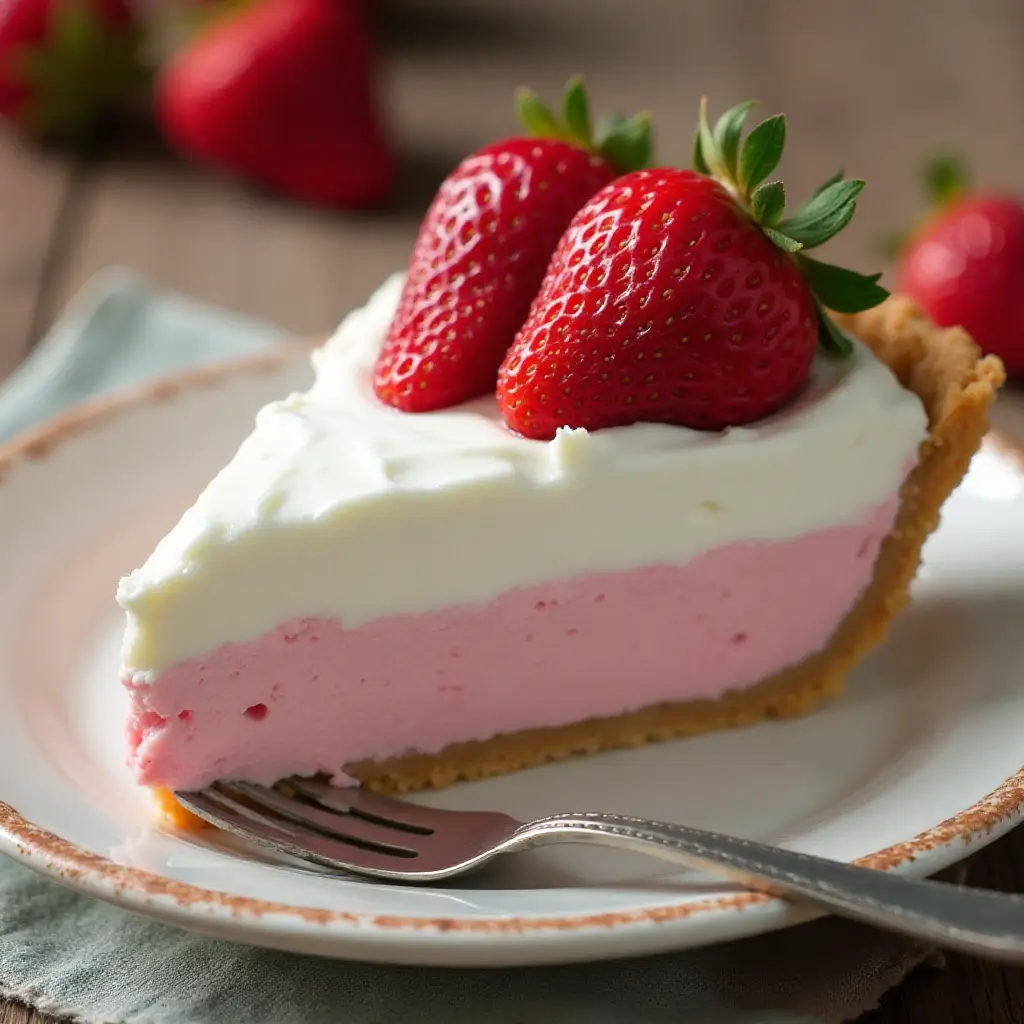 Strawberry Yogurt Pie