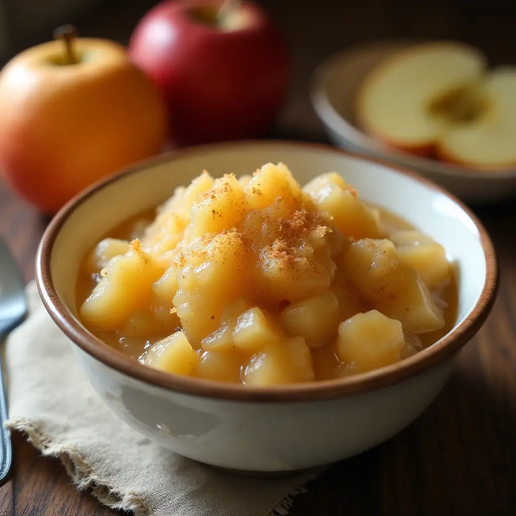 Chunky Cinnamon-Orange Applesauce
