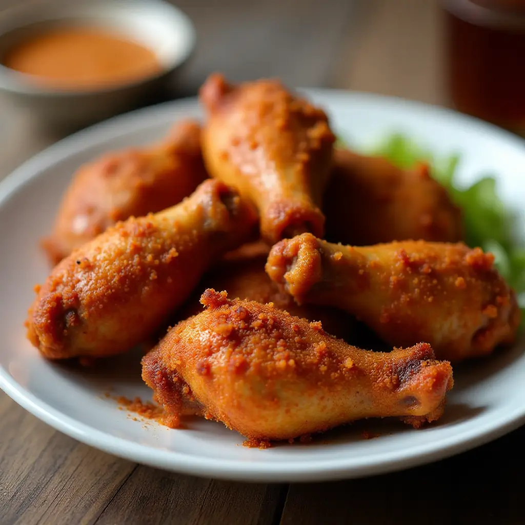 Dry Rub Air Fryer Chicken Wings