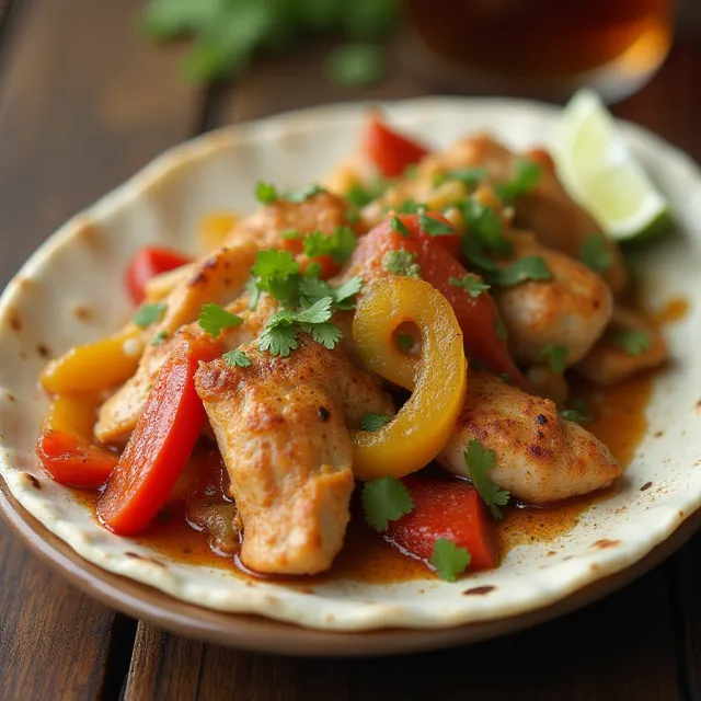 Homemade Chicken Fajitas