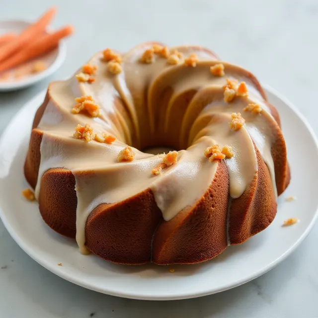 Glazed Carrot Snack Cake