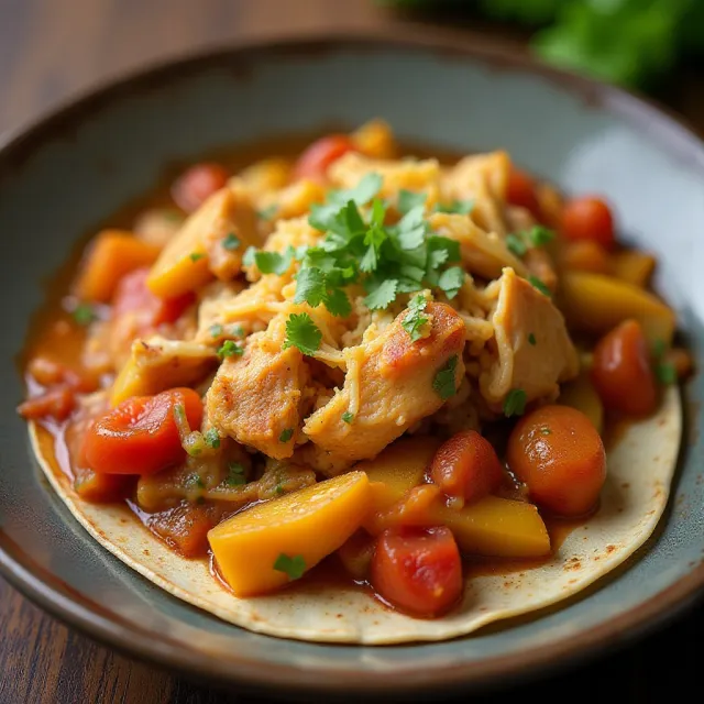 Slow Cooker Chicken Fajitas