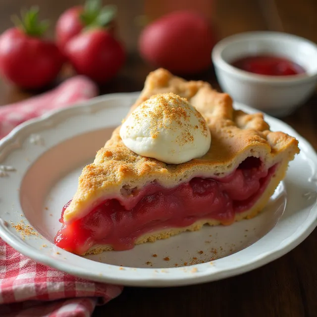 Old-Fashioned Rhubarb Pie