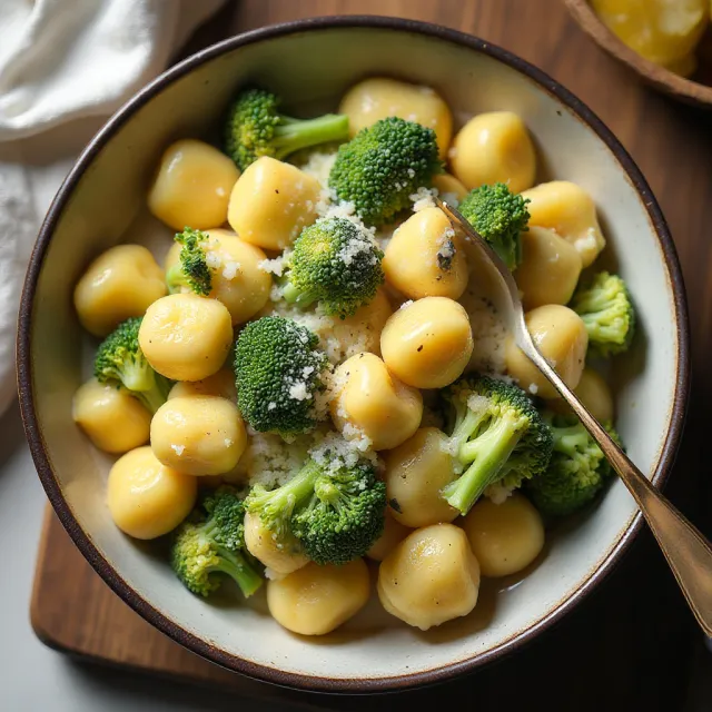 Gnocchi in Lemon-Cream Sauce
