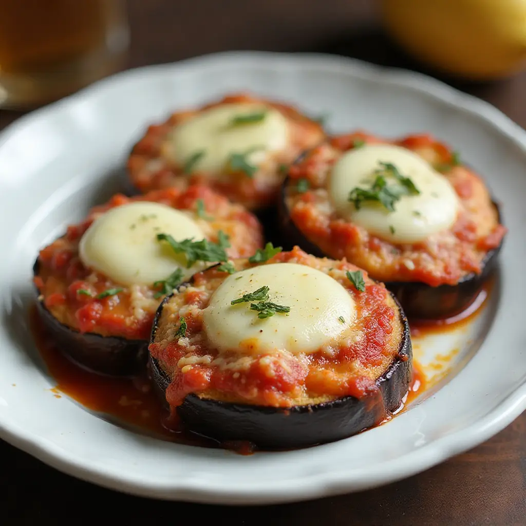 Air Fryer Eggplant Parmesan