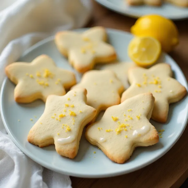 Lemon Shortbread Cookies