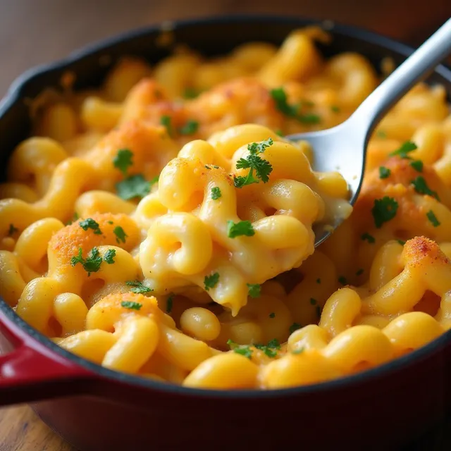 Dutch Oven Macaroni and Cheese