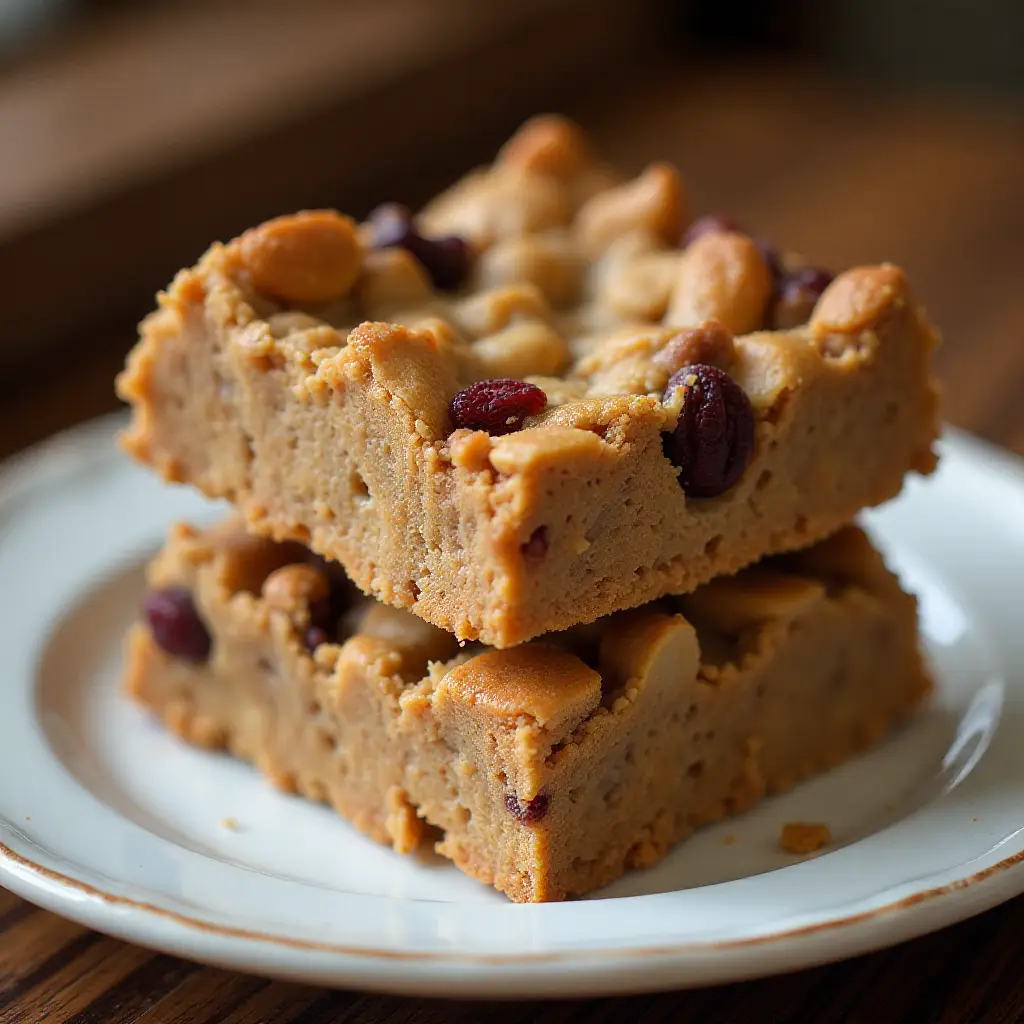 Peanut Butter Trail Mix Bars