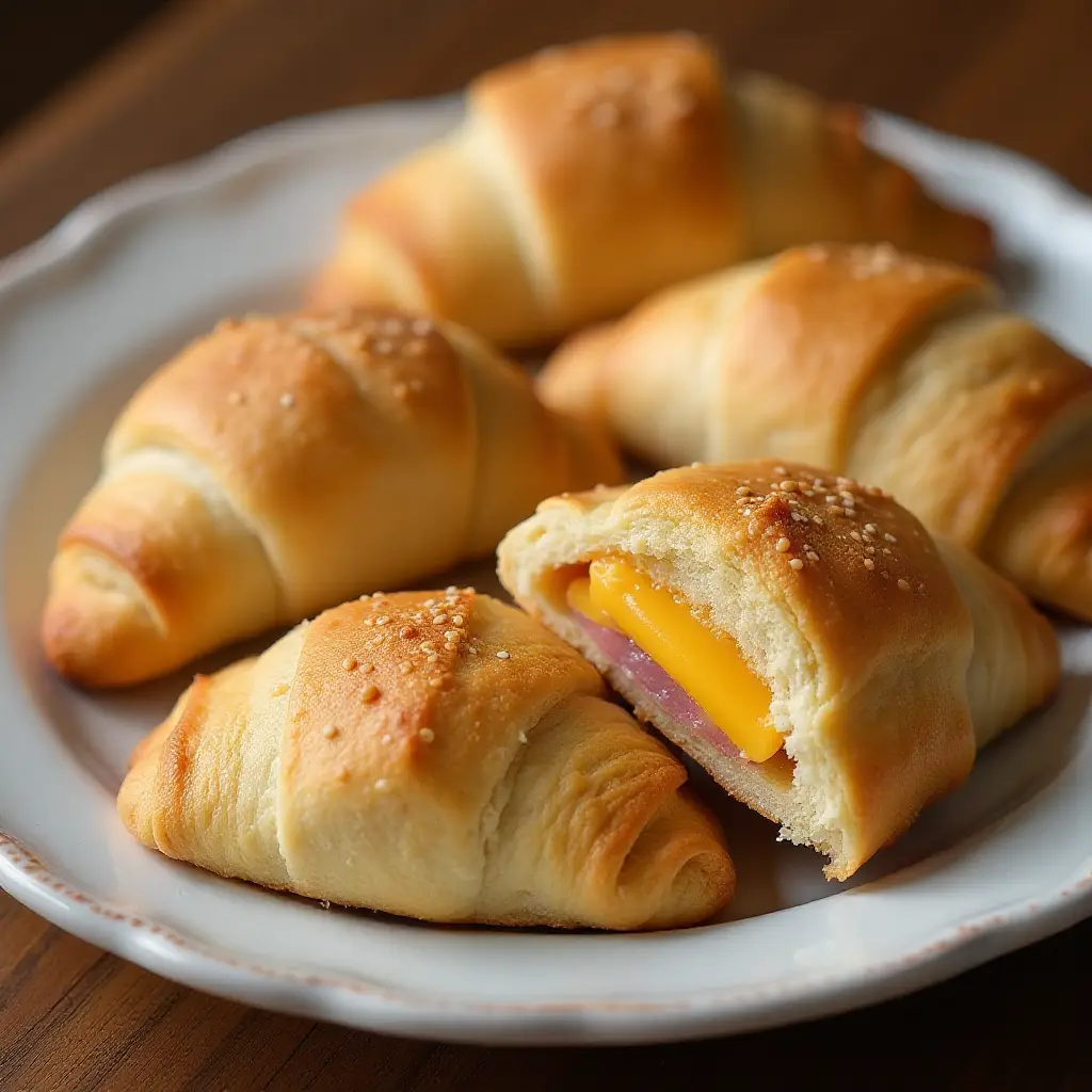 Homemade Ham and Cheese Hot Pockets