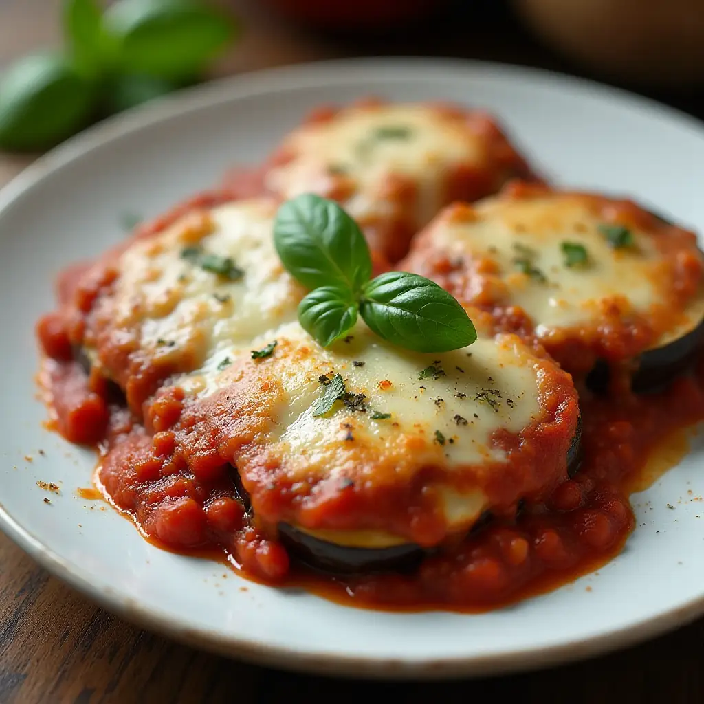 Baked Eggplant Parmesan