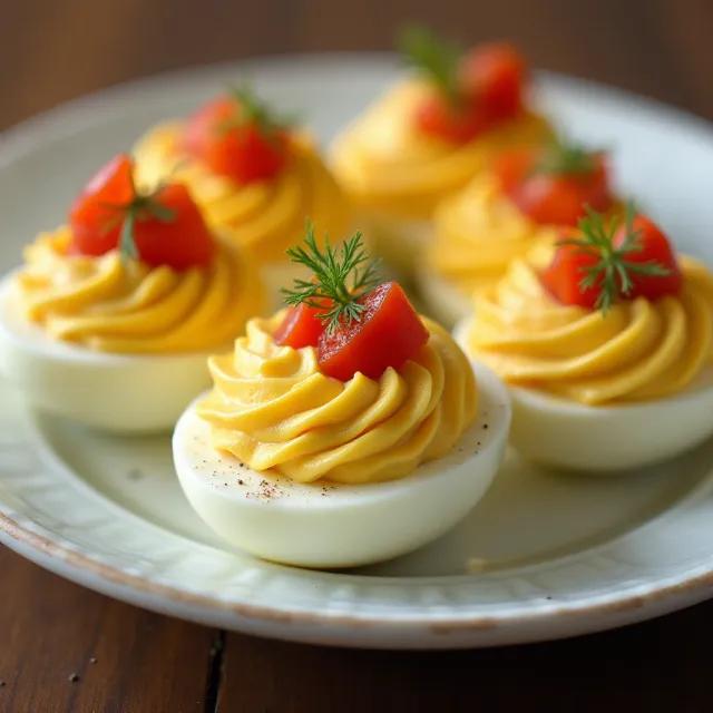 Pimento Cheese Deviled Eggs