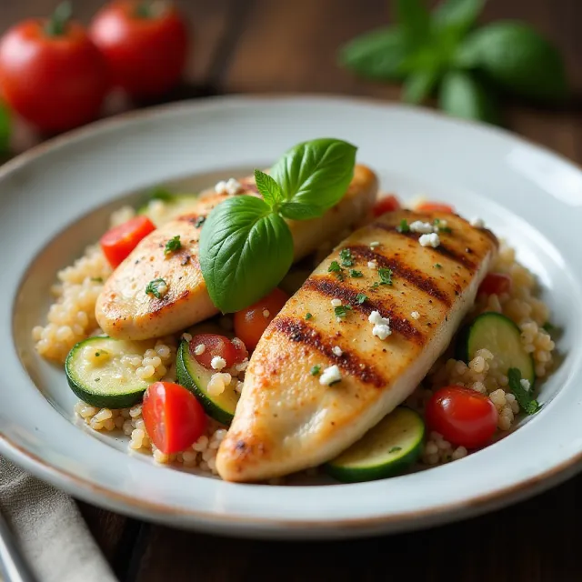 Chicken with Quinoa and Veggies
