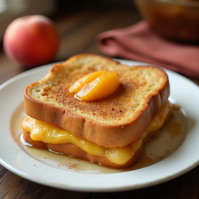 Grandma's Peach French Toast
