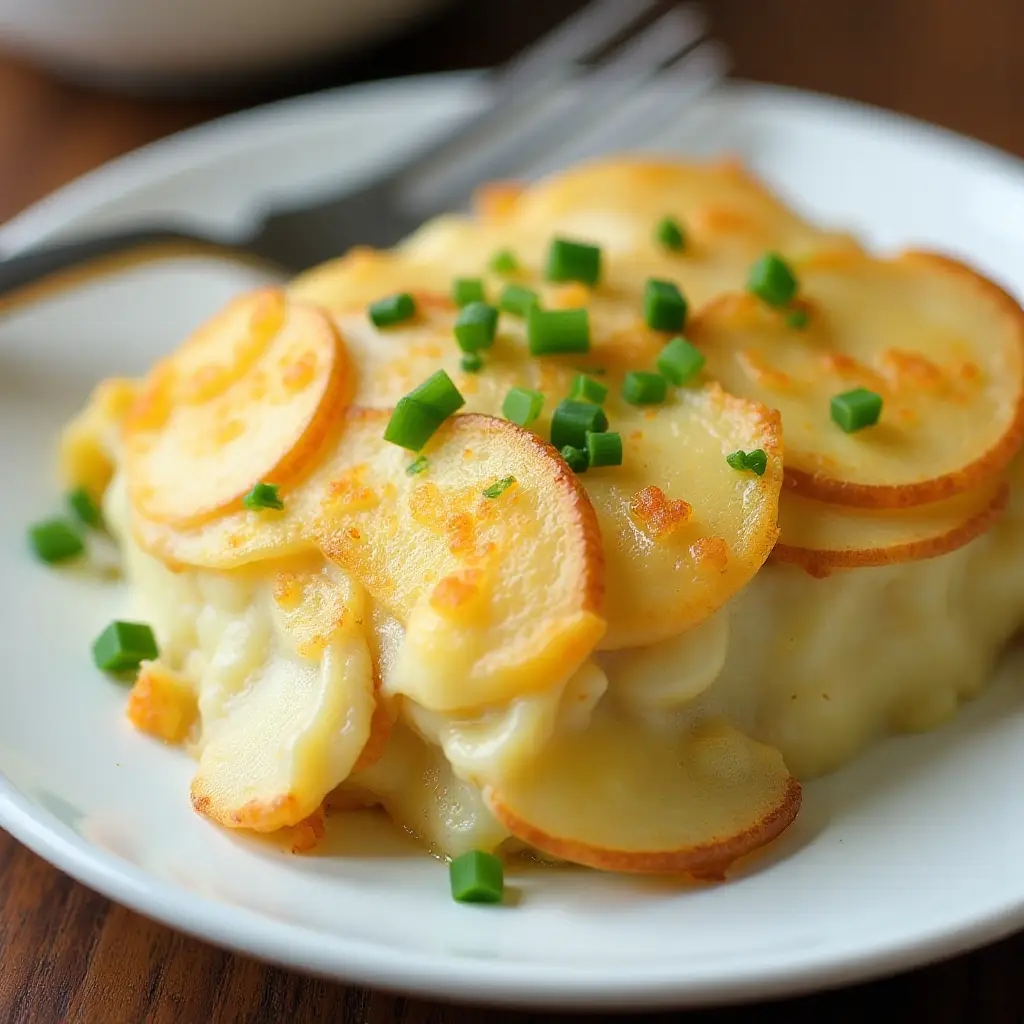 Caesar Scalloped Potatoes