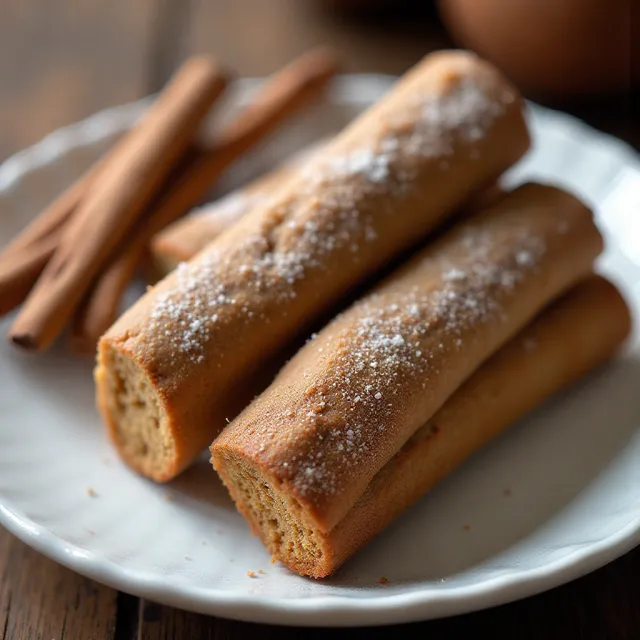 Gingerbread Straws