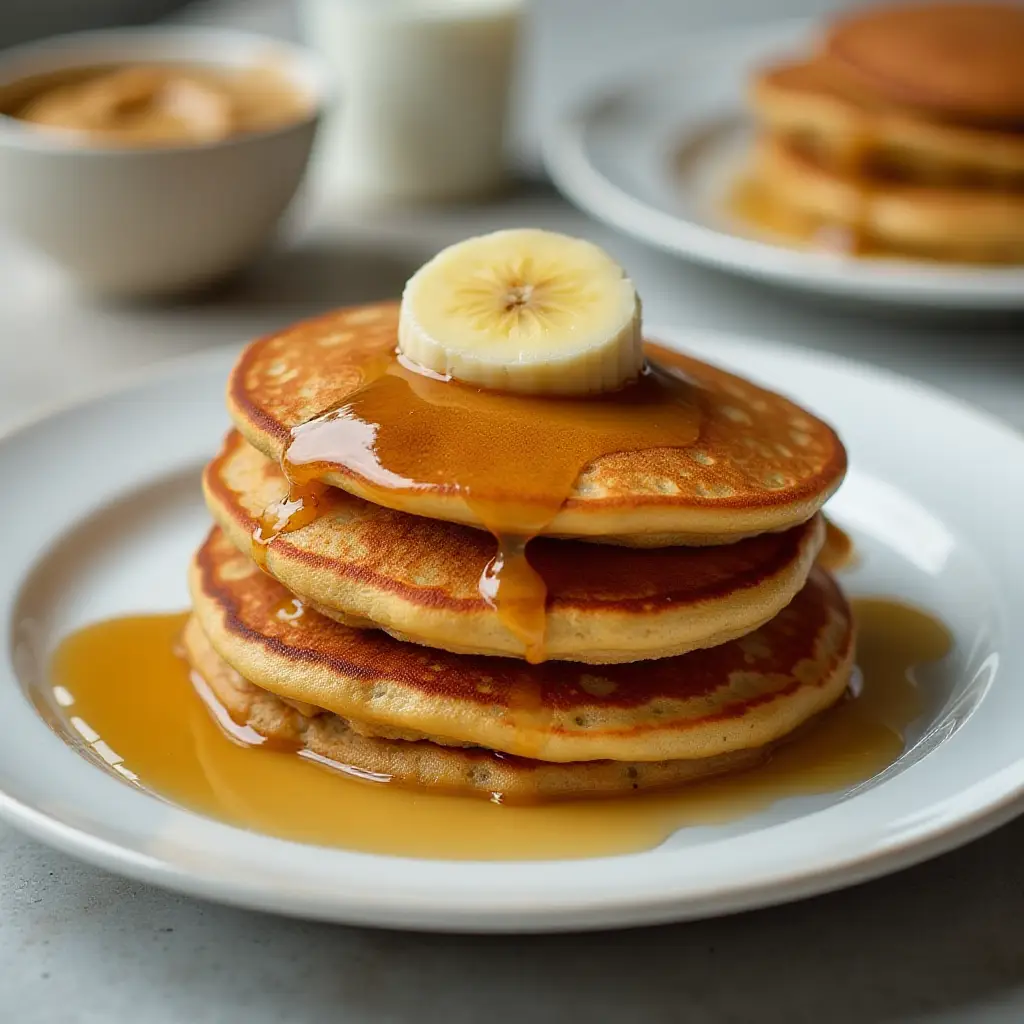 Peanut Butter Banana Pancakes