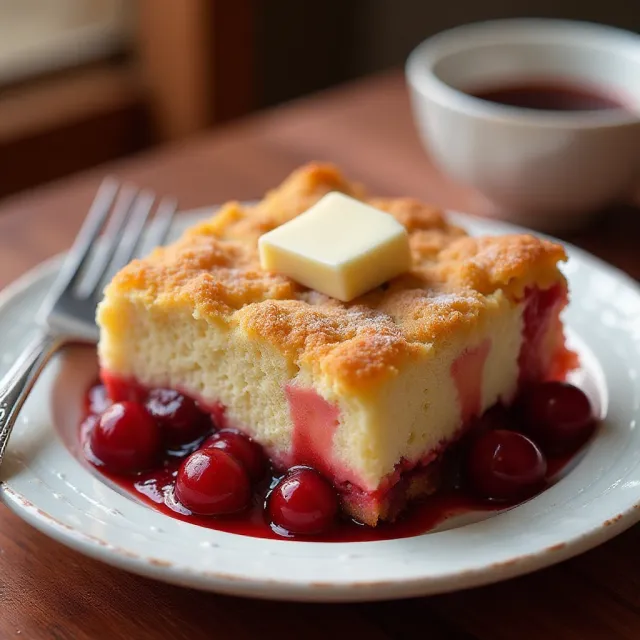 Cherry Cheesecake Dump Cake
