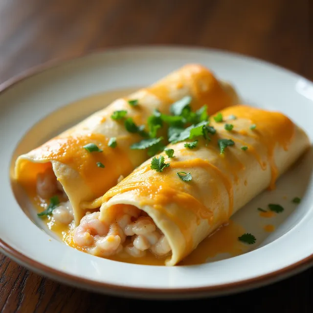 Seafood Enchiladas