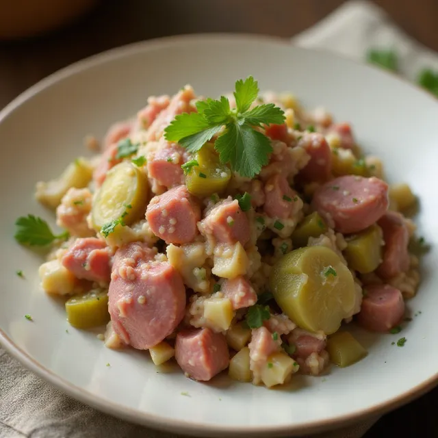 Fleischsalat (German Meat Salad)