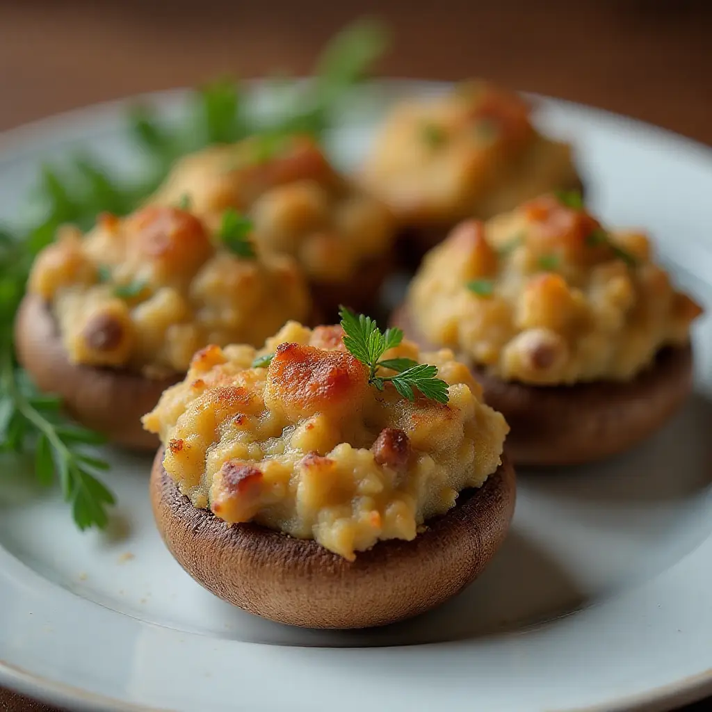 Sausage Stuffed Mushrooms I