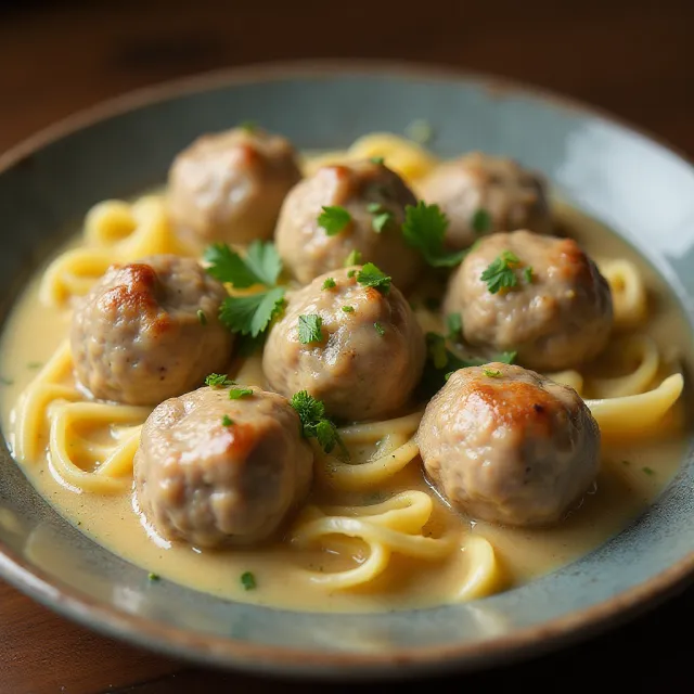 Swedish Meatballs with Cream of Mushroom Soup