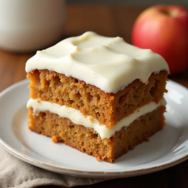 Carrot Apple Cake with Cream Cheese Frosting