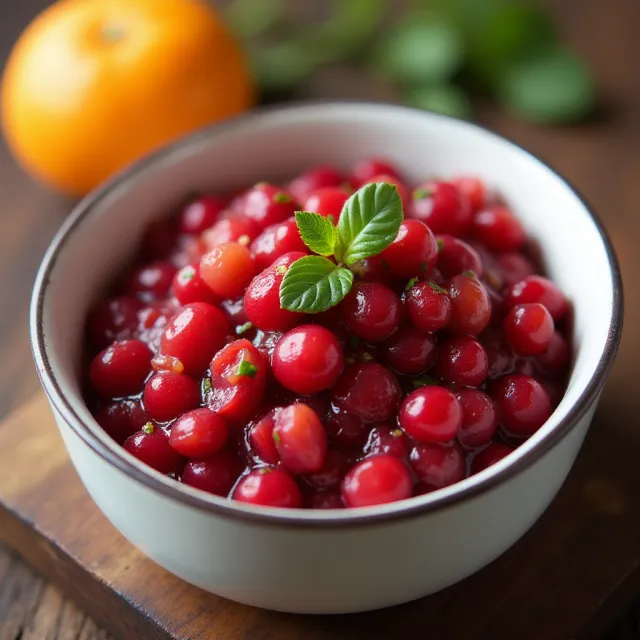 Easy Cranberry Orange Relish
