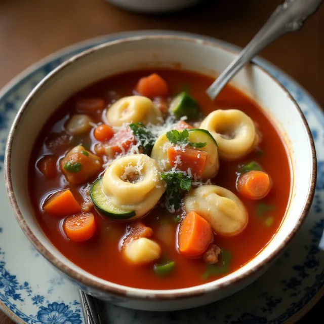 Tortellini Minestrone Soup