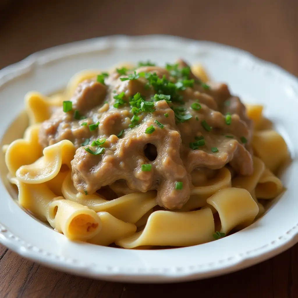 Easy Beef Stroganoff