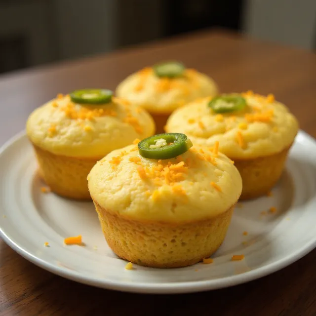 Jiffy Jalapeno Cheese Cornbread Muffins