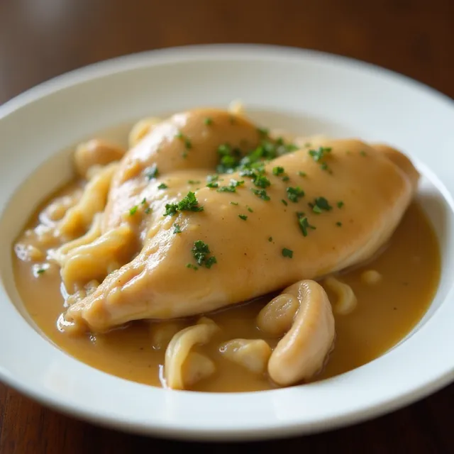 Slow Cooker Chicken and Gravy