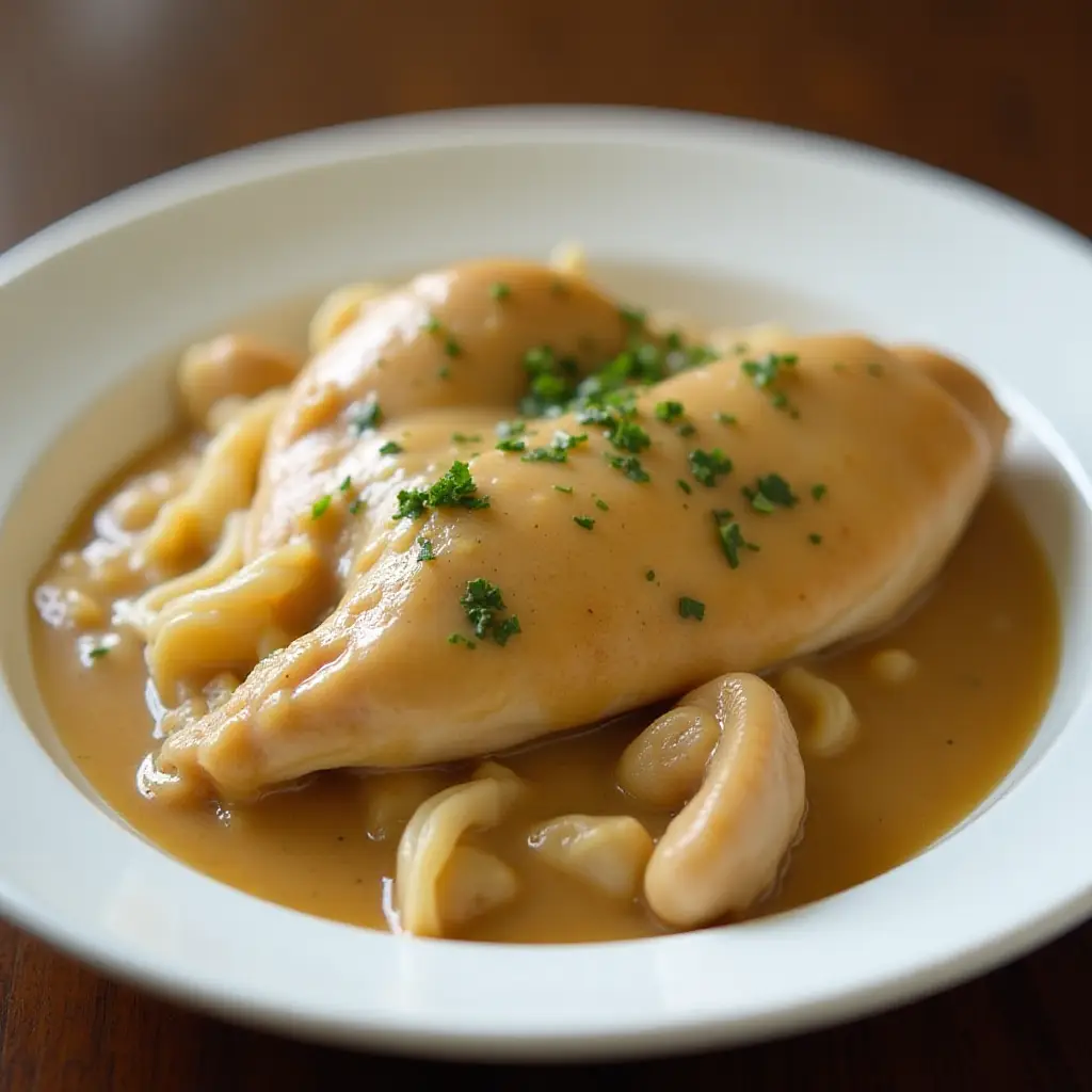 Slow Cooker Chicken and Gravy