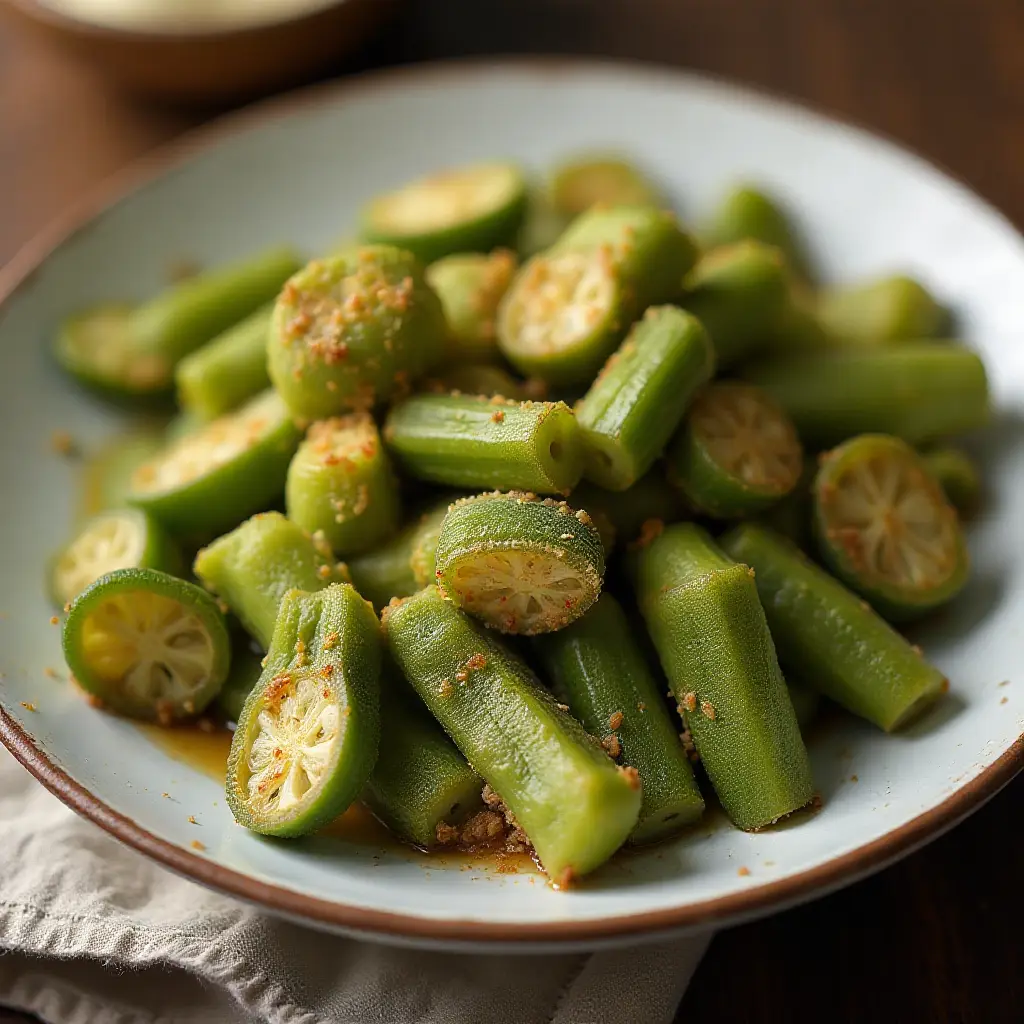 Air Fryer Okra Fries