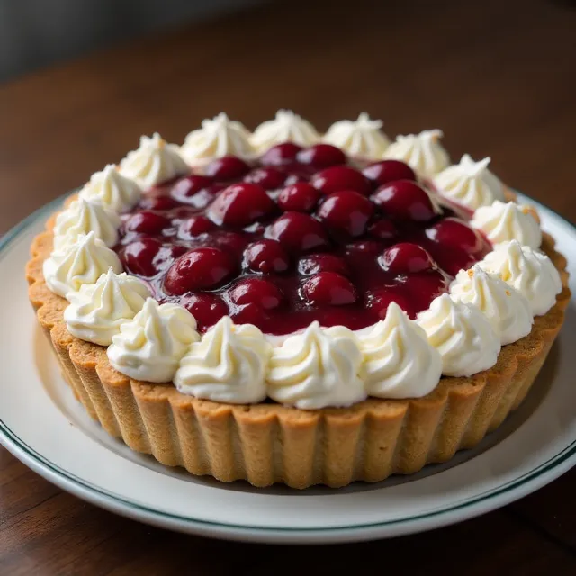No-Bake Cherry Cheese Pie