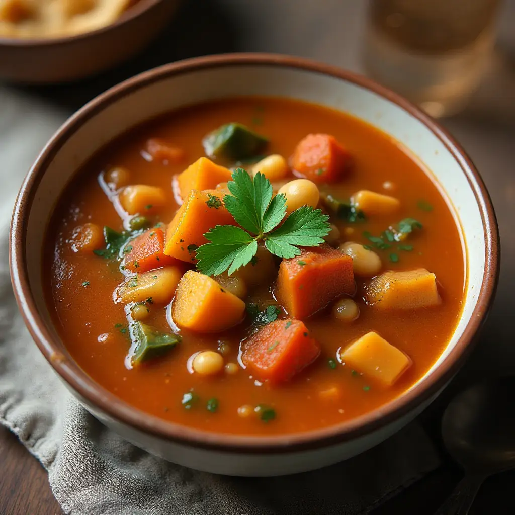 Spicy African Yam Soup