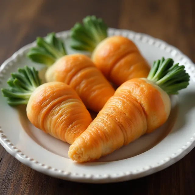 Stuffed Crescent Roll Carrots