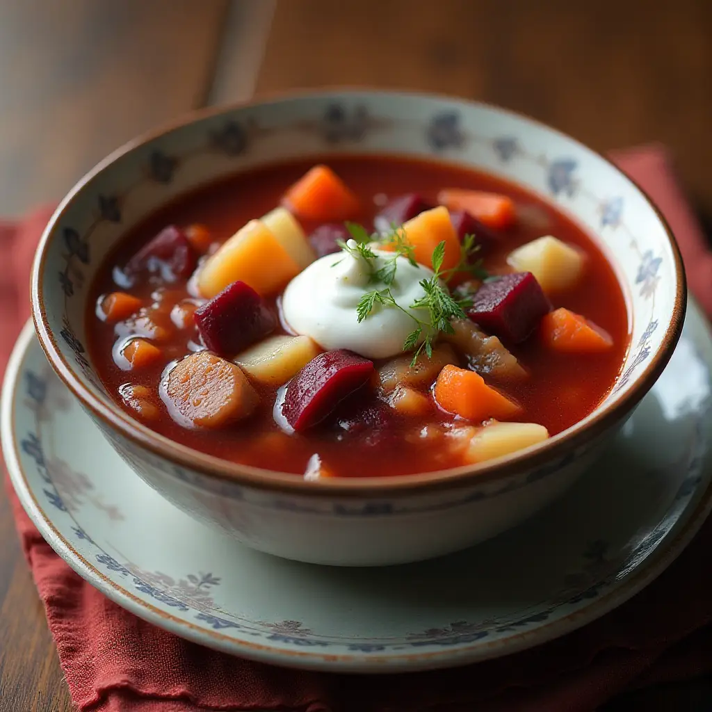 Slow Cooker Borscht